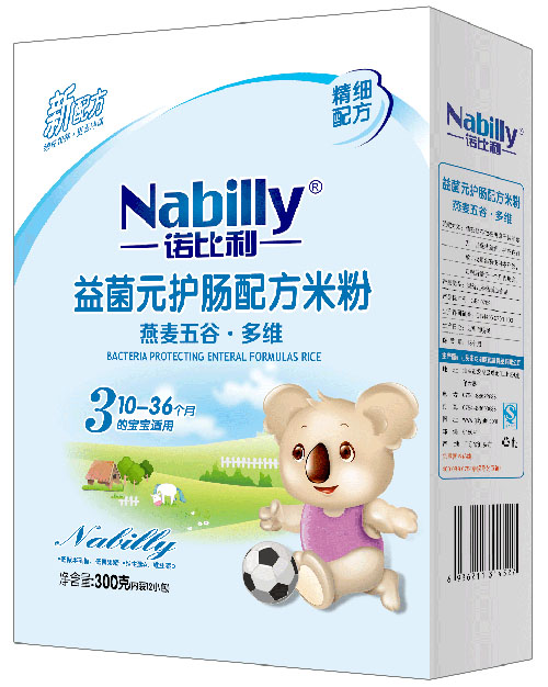 諾比利燕麥五谷多維益菌元護(hù)腸配方米粉