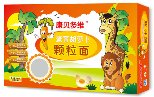 康貝多維蛋黃胡蘿卜顆粒面橫版