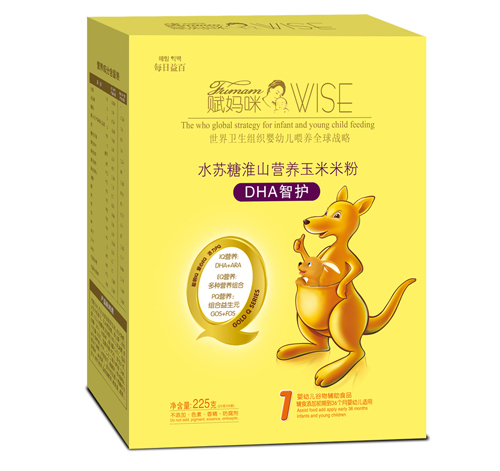 賦媽咪DHA智護水蘇糖淮山營養(yǎng)玉米米粉1段