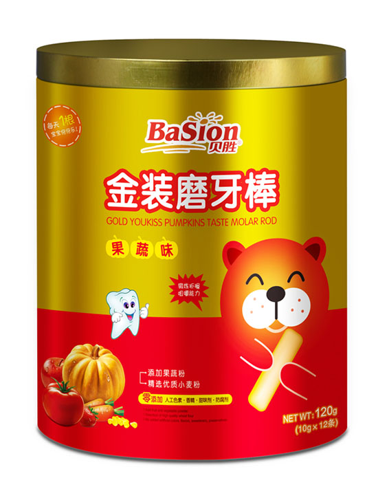 貝勝果蔬味金裝磨牙棒