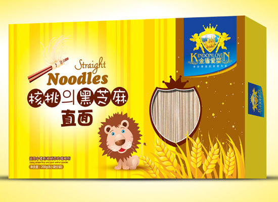 金盾愛嬰核桃黑芝麻直面盒裝