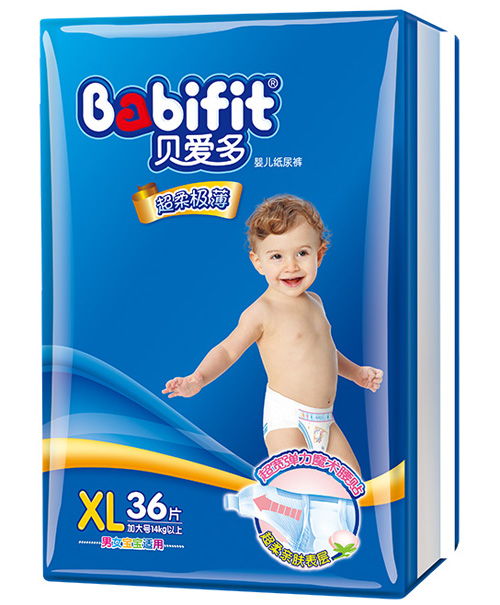 貝愛多超柔極薄紙尿褲XL碼36片大包裝
