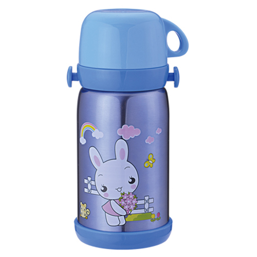 天使貝貝可愛兔兒童不銹鋼水壺