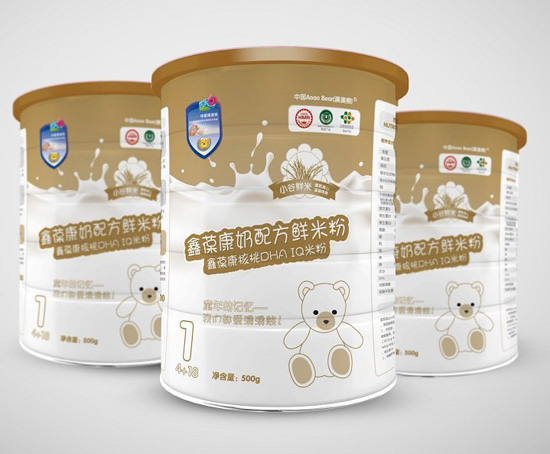 澳澳熊鑫葆康核桃DHA米粉