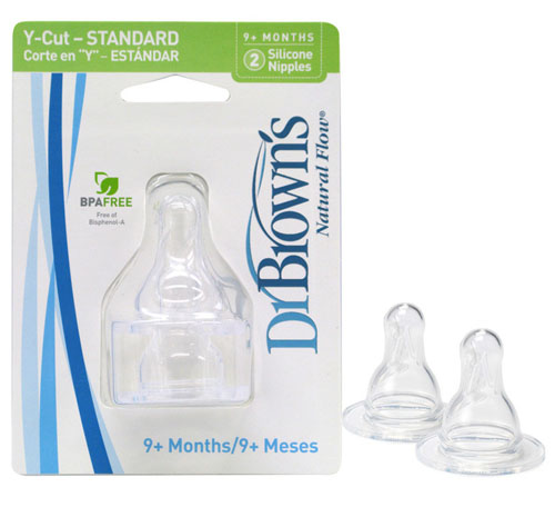 布朗博士Y型孔標準奶嘴(2個裝)