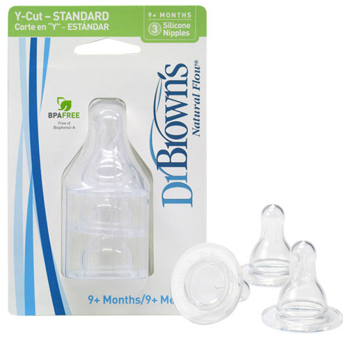 布朗博士Y型孔標(biāo)準(zhǔn)奶嘴(3個(gè)裝)