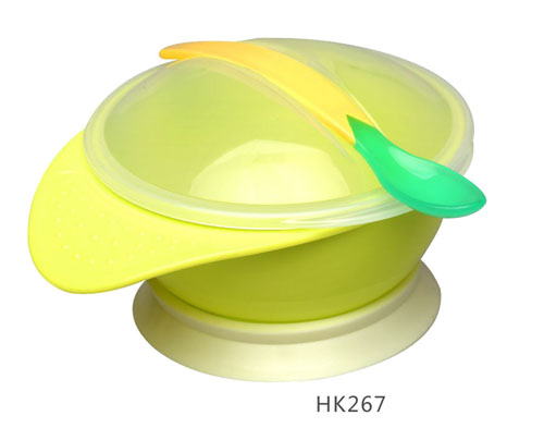 好可愛(ài)單耳嬰兒吸底碗