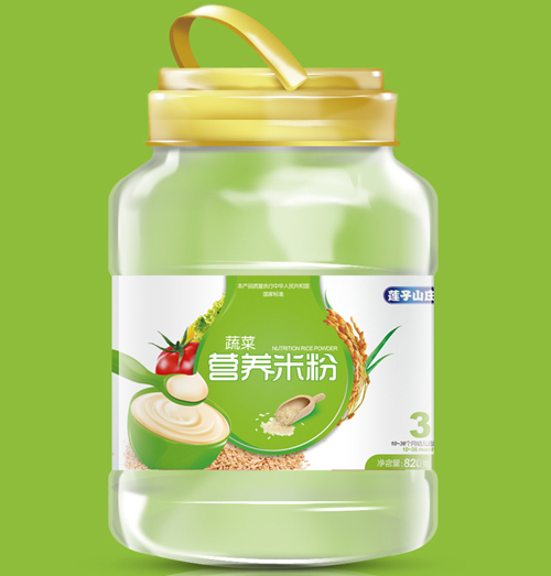 蓮子山莊蔬菜營(yíng)養(yǎng)米粉3段桶裝