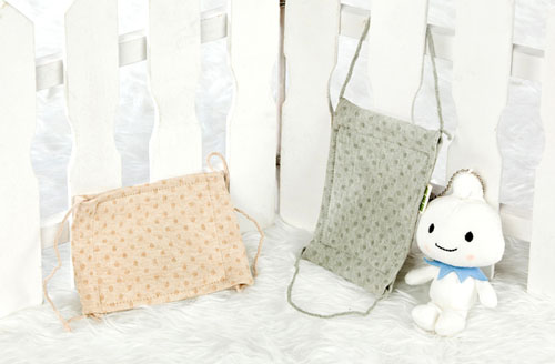 棉果果彩棉提花口罩