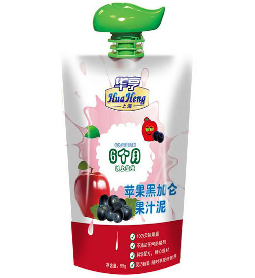 華亨蘋果黑加侖果汁泥