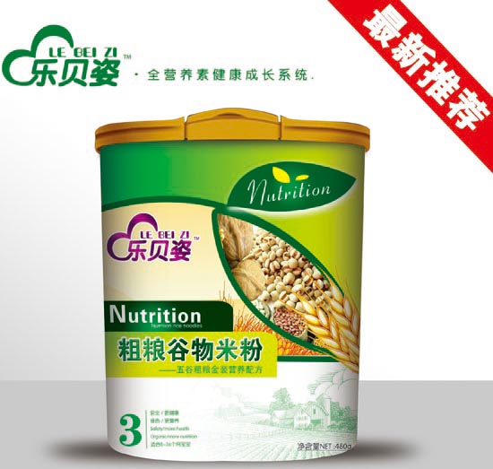 樂貝姿五谷粗糧谷物米粉3段