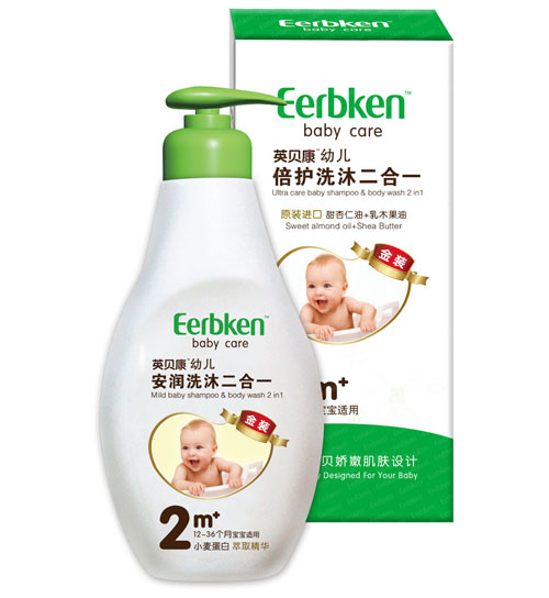 英貝康幼兒倍護(hù)洗沐二合一(小麥蛋白)2階段