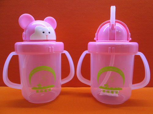 苗哺專家雙耳滑蓋嬰兒訓練水杯