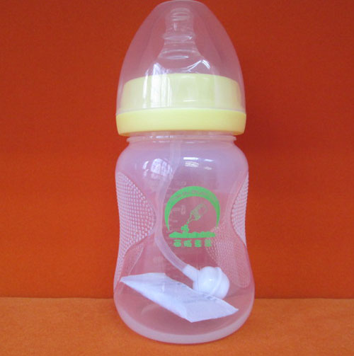 苗哺專家6安寬口磨砂手感pp奶瓶180ml