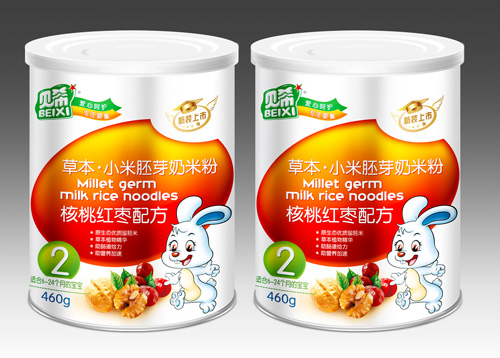 貝希核桃紅棗草本小米胚芽奶米粉