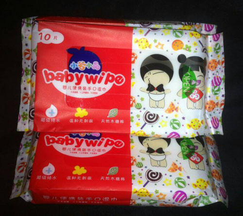 小谷小晶yinge便攜裝手口濕巾