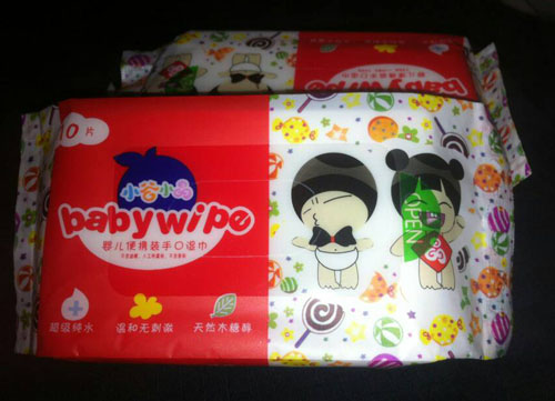 小谷小晶yinge便攜裝手口濕巾10片