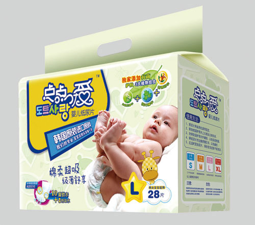 點點愛綿柔超吸嬰兒紙尿片L碼