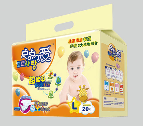 點(diǎn)點(diǎn)愛超能吸極薄嬰兒紙尿褲L碼