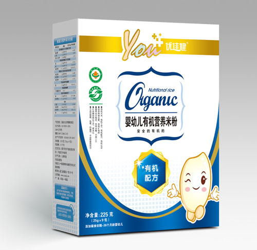 優(yōu)佳健有機配方嬰幼兒有機營養(yǎng)米粉盒裝