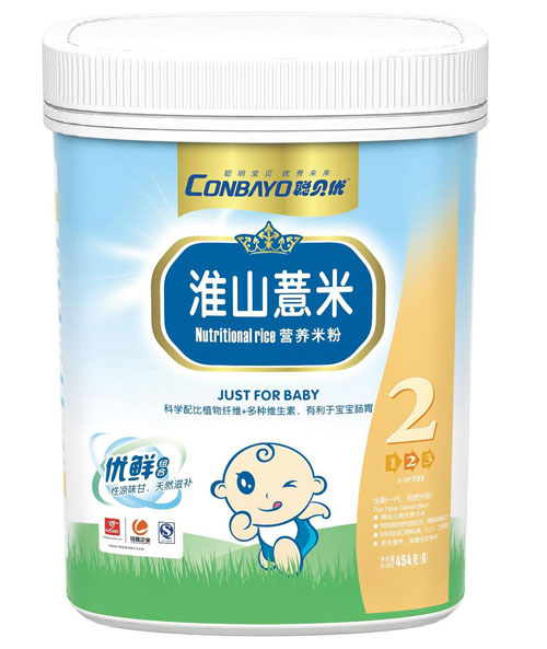 聰貝優(yōu)淮山薏米營養(yǎng)米粉2段聽裝