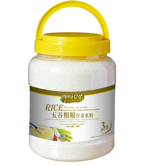 咿呀貝比五谷雜糧營養(yǎng)米粉3段