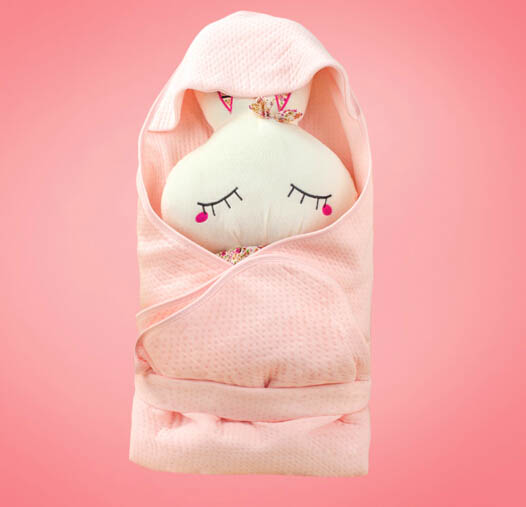 貝茜蒂粉色優(yōu)質(zhì)嬰兒抱被