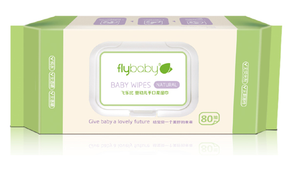 飛樂(lè)比嬰幼兒手口柔濕巾(80抽帶蓋)
