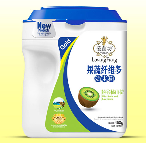 愛(ài)茵坊獼猴桃山楂果蔬纖維多奶米粉桶裝