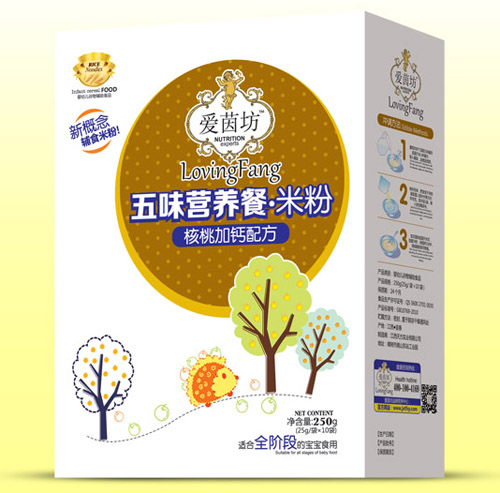 愛(ài)茵坊核桃加鈣五味營(yíng)養(yǎng)餐米粉盒裝