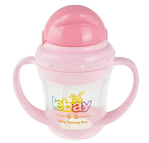 樂蓓嬰幼兒學(xué)飲杯6915白粉紅色
