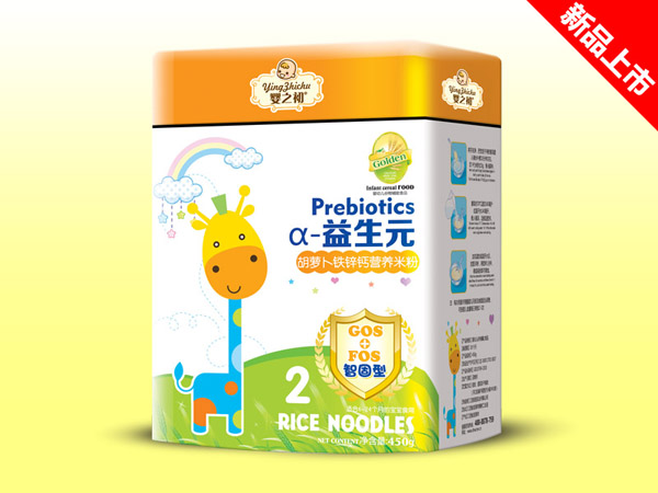 嬰之初胡蘿卜鐵鋅鈣益生元米粉鐵聽