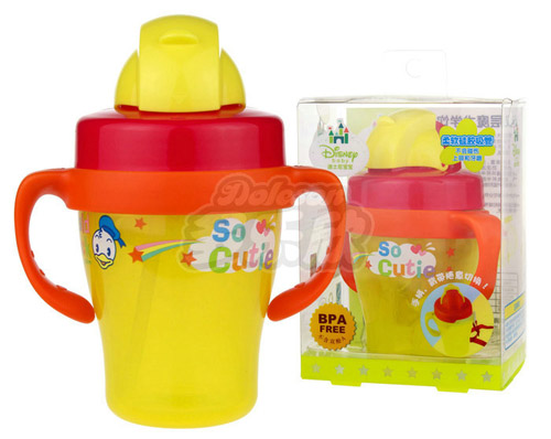 迪士尼寶寶雙層魔術(shù)學飲水杯紅色唐老鴨1
