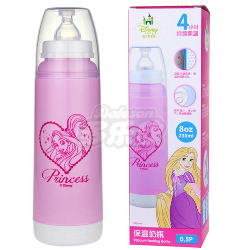 迪士尼寶寶雙層玻璃保溫奶瓶230ml