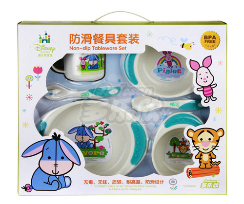 迪士尼寶寶迪士尼Cutie防滑餐具套裝6件套