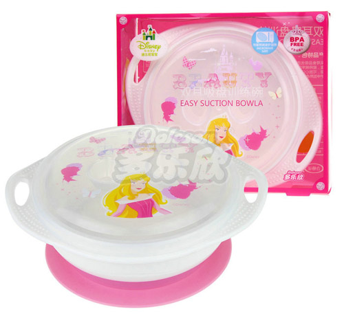 迪士尼寶寶迪士尼公主系列雙耳吸盤訓(xùn)練碗
