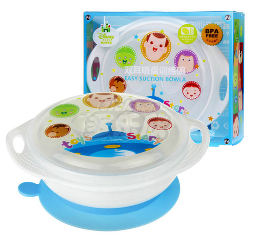迪士尼寶寶雙耳吸盤訓(xùn)練碗