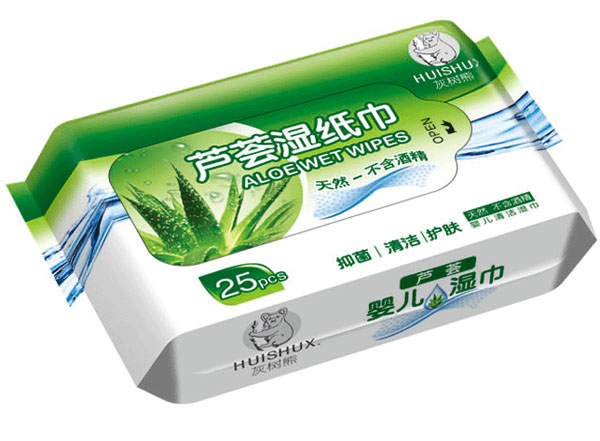 灰樹(shù)熊蘆薈濕紙巾25片