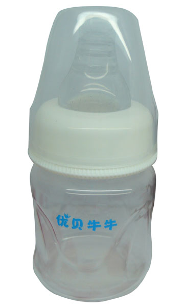 優(yōu)貝牛牛標(biāo)口玻璃奶瓶60ml
