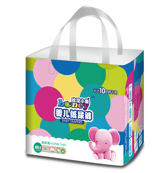 復(fù)件 哈尼小象超級(jí)薄嬰兒紙尿褲M碼24片