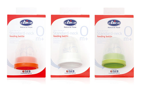 積高標準口徑奶瓶螺牙蓋組