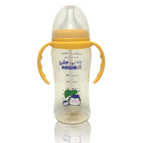 可娃寬口徑PPSU弧形自動(dòng)奶瓶300ML