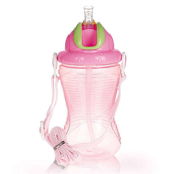 貝樂(lè)嘉粉色嬰兒可愛(ài)水壺