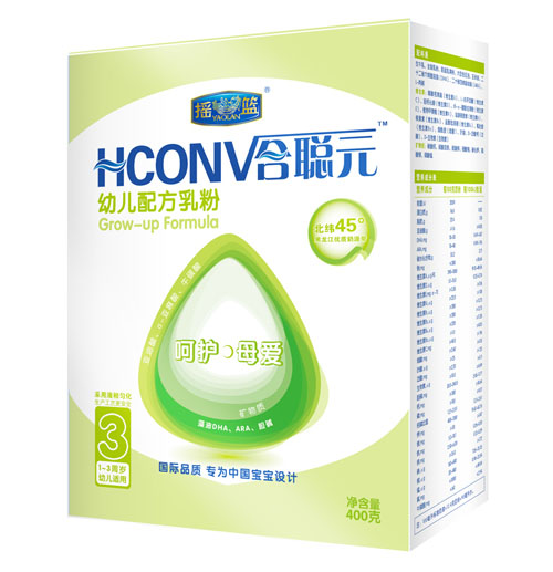 合聰元呵護幼兒配方乳粉3段盒裝