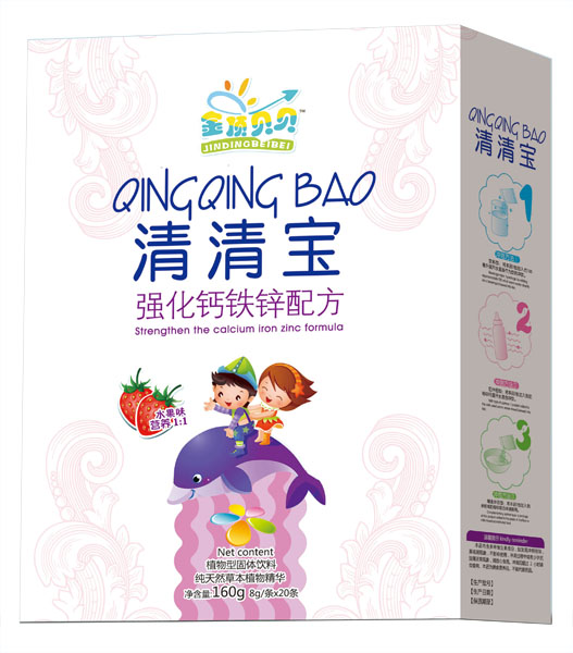 金頂貝貝強化鈣鐵鋅配方清清寶盒裝