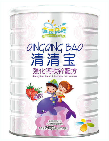 金頂貝貝強化鈣鐵鋅配方清清寶聽裝