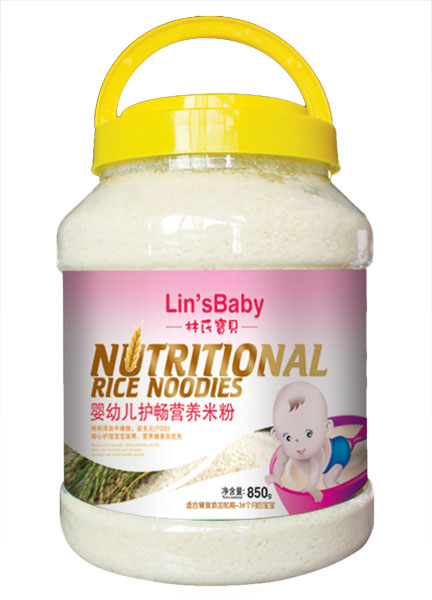 林氏寶貝嬰幼兒護(hù)暢營養(yǎng)米粉850克桶裝