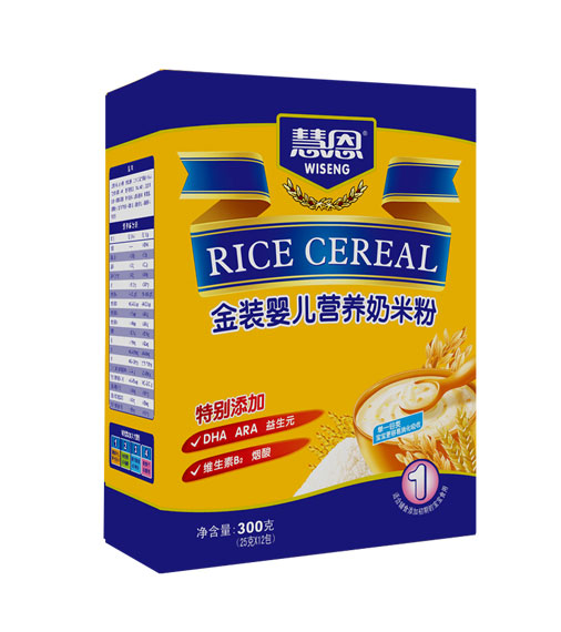 慧恩300克金裝嬰兒營養(yǎng)奶米粉