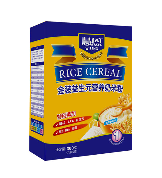 慧恩300克金裝益生元營養(yǎng)奶米粉