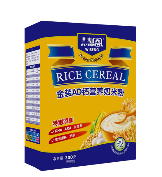 慧恩300克金裝AD鈣營養(yǎng)奶米粉